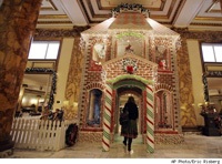 huge ginger bread house